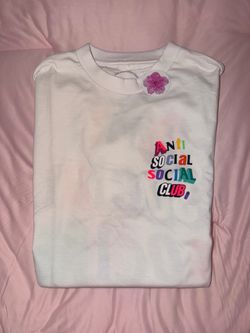 Anti Social Social Club White Graphic T-Shirt