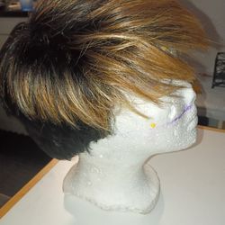 Highlighted All Natural Wig
