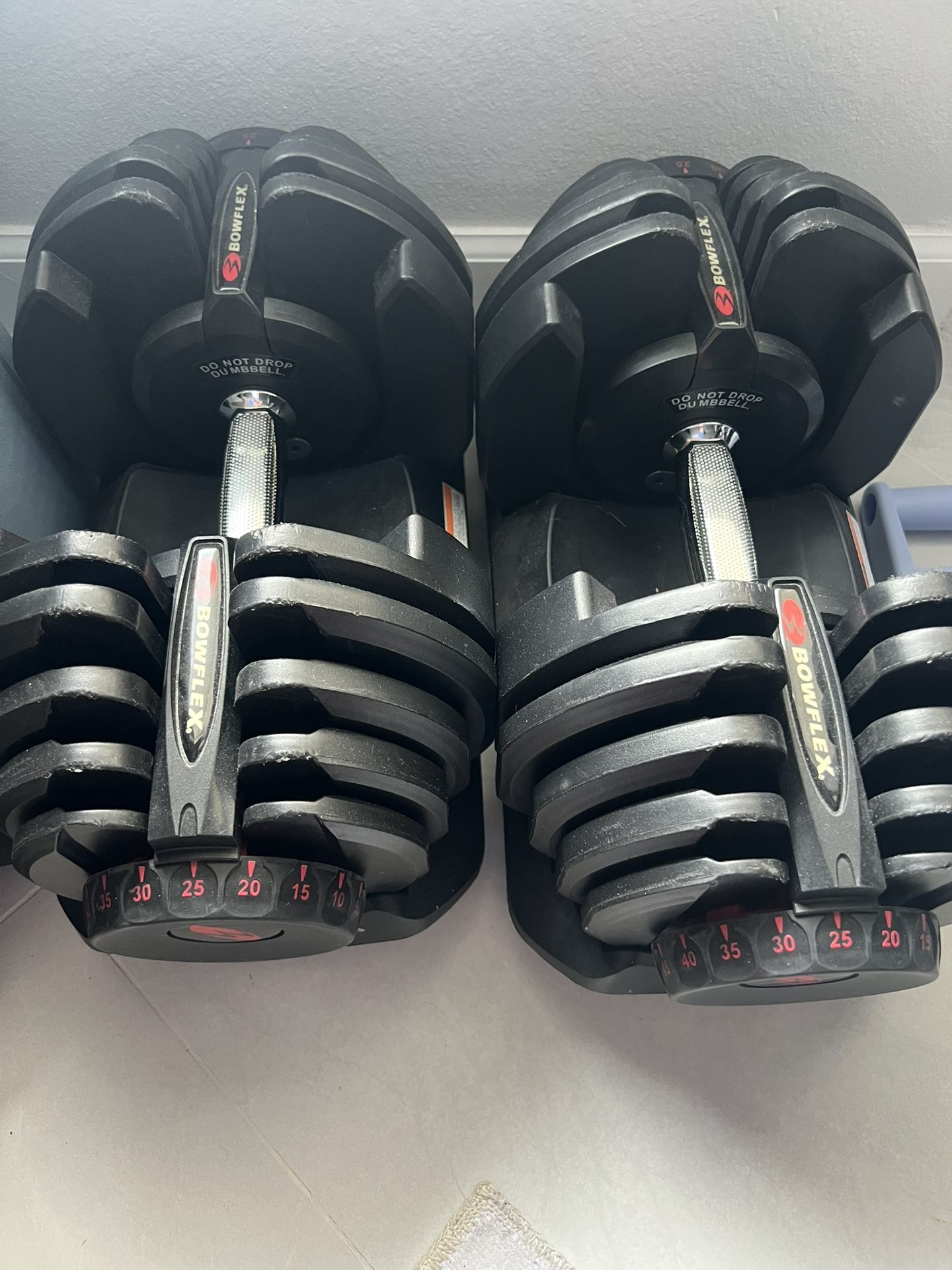 Bowflex 1090 Dumbbells with Foldable Bench  