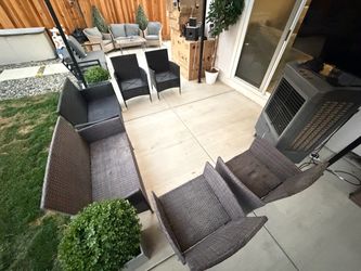 Full wicker set 250$$  FREE DELIVERY