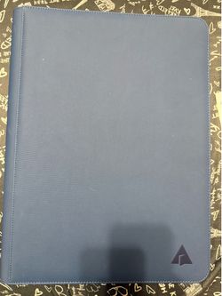 Blue 16-Pocket Binder