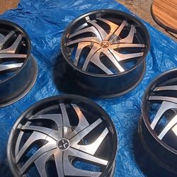20 Inch Wheels Rims Set Star Phantom 205