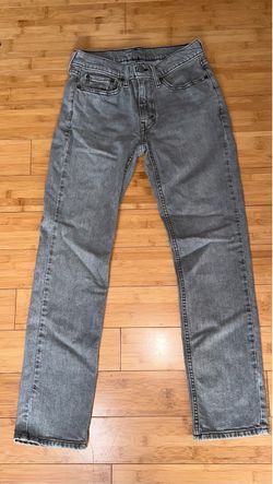 Levi’s Gray Straight Leg Denim Jeans 514, 29x30