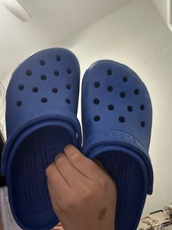 Royal blue crocs