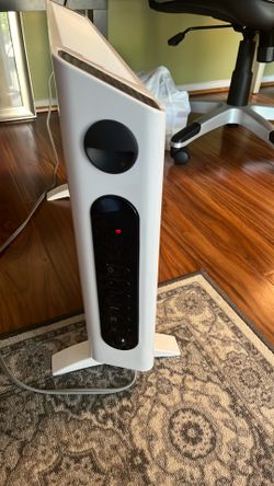 Space heater with adjustable temperature and auto shut off