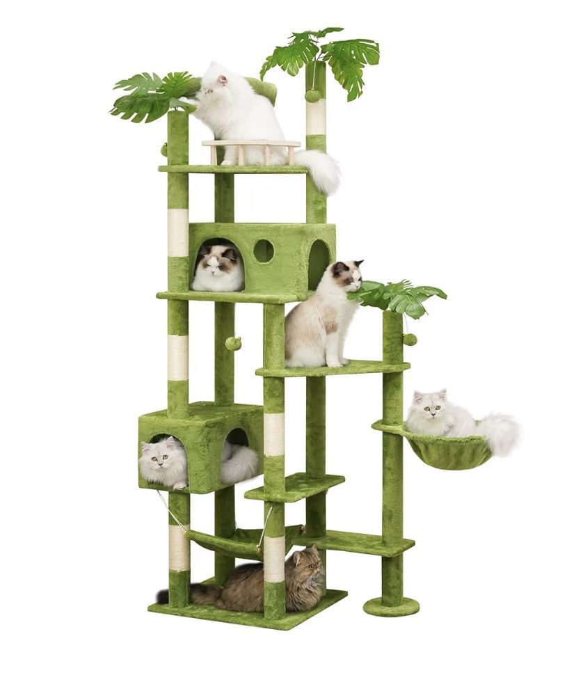 NEW in Box - 77” Tall Jungle Cat Tree
