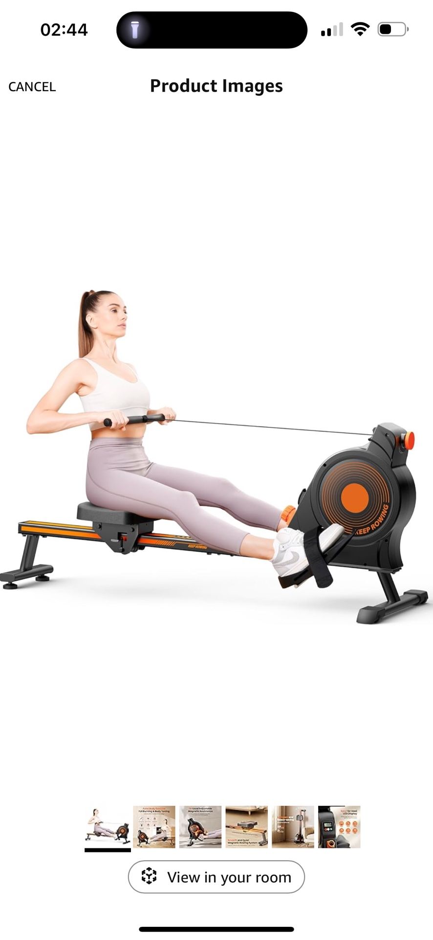 Brand New Rowing Machines for Home - Magnetic/Water Rowing Machine with Upgrade 16 Resistance Levels, Max 350 LB Weight Capacity, LCD Monitor and Comf