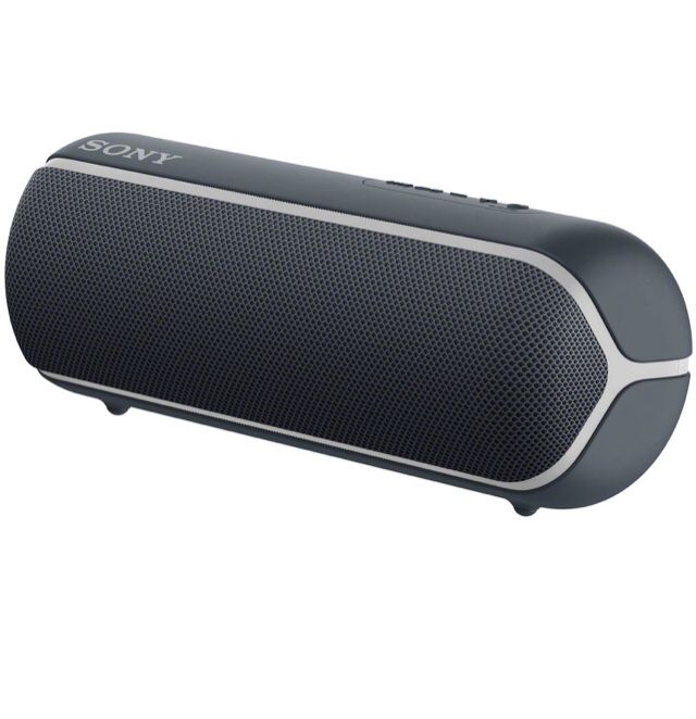 ony SRS-XB22 Extra Bass Portable Bluetooth Speaker, Black (SRSXB22/B)