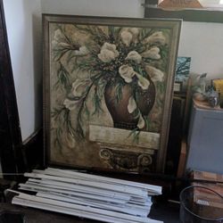 Beautiful Canvas Art Of Flowers 
