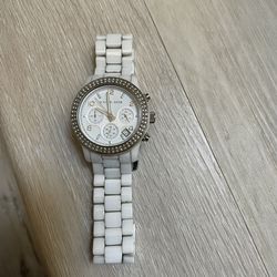 Women’s Michael Kors white ceramic watch