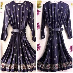 Vintage Talbots Satin Dress Petite Collection Size 8P