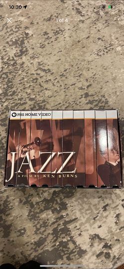 Vintage Collectible 10 VHS New The History of Jazz A Film by Ken Burns Set