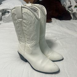 White Cowboy Boots