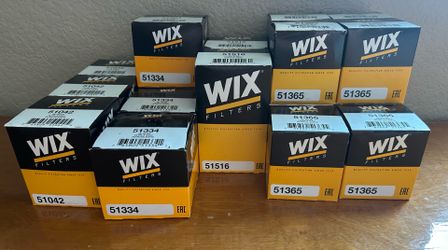 21 NEW WIX Oil Filters – 51365, 51334, 51042, 51516 – Bundle Deals Available
