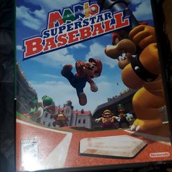 Super Mario baseball game cube