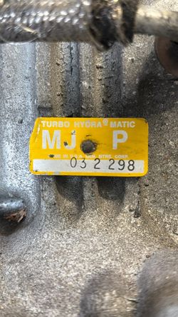 GM Hydra-Matic 4L80-E transmission (also known as 4L80E; possibly a 4L85-E heavy-duty variant)