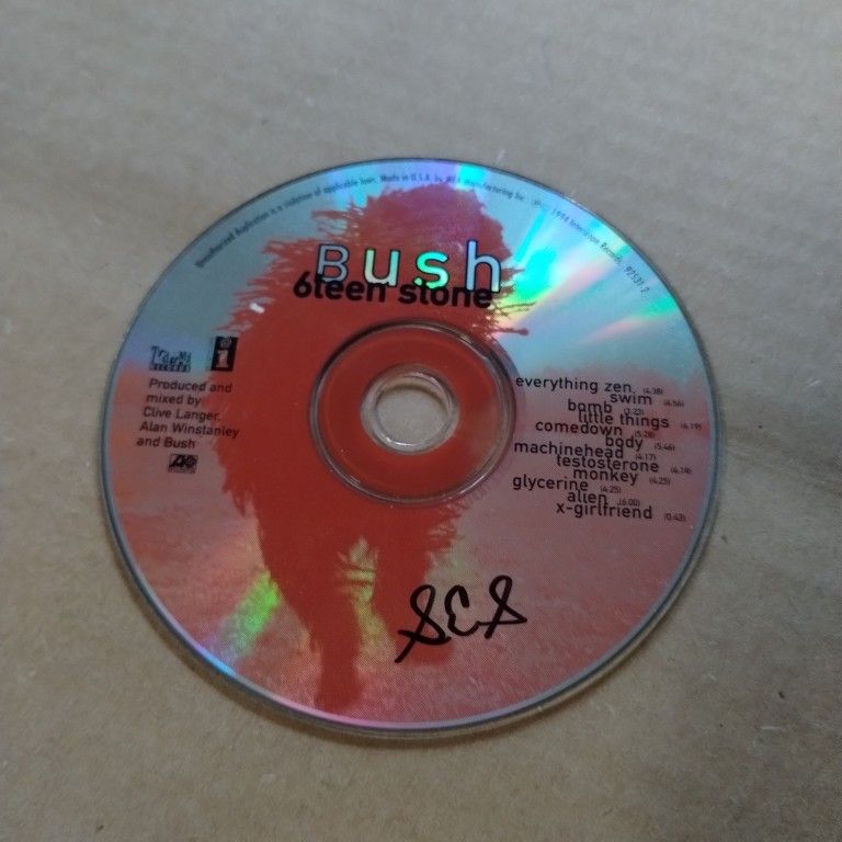 Bush - 6teen stone CD - *Disc Only! Sixteen