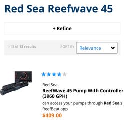 ReefWave 45 Pump with Controller Aquarium Saltwater Fishtank Red Sea Wavemaker