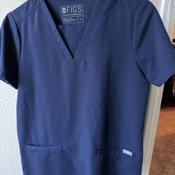 Dark Blue Figs Scrubs