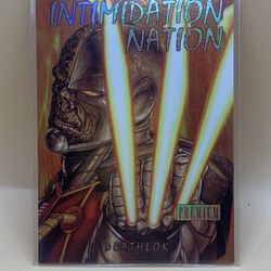 2013 Fleer Retro Marvel Intimidation Nation #2 Deathlok Odds 1:30