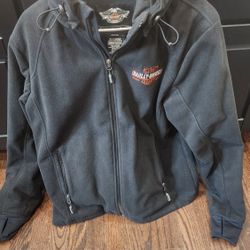 HARLEY-DAVIDSON MEN'S ROADWAY WATERPROOF FLEECE RIDING JACKET  PART NUMBER 98235-13VM SIZE M