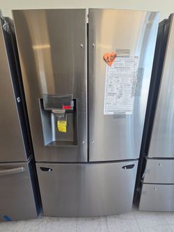 Lg Stainless Steel French Door Refrigerator New open box with 6month's Warranty