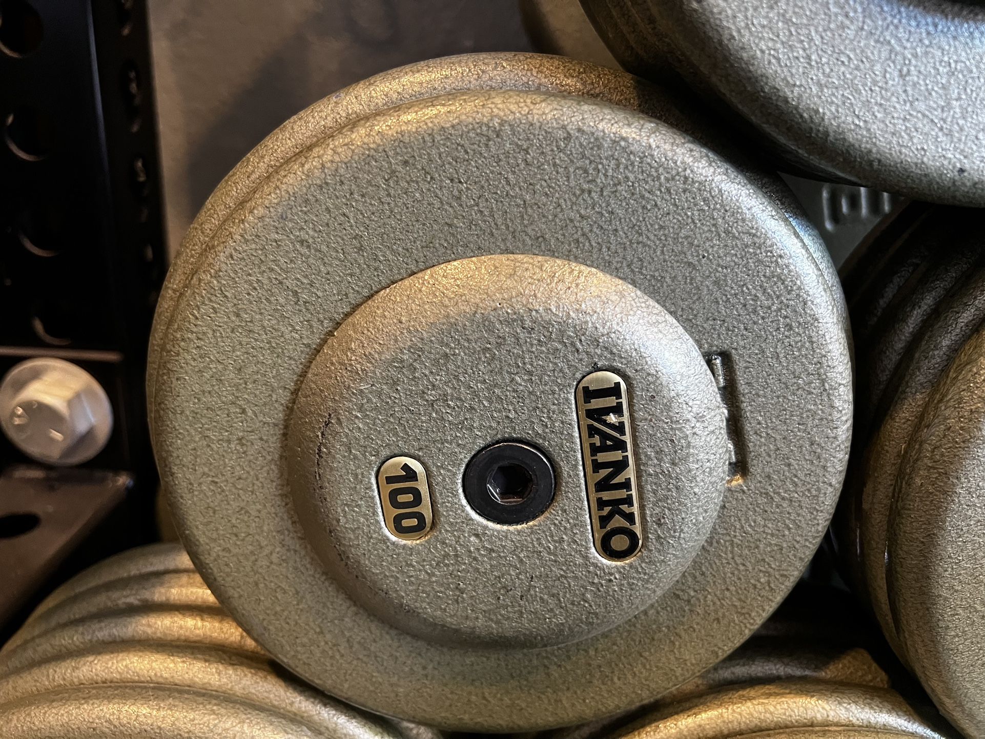 Ivanko Dumbbell Set 100-130 Great Condition