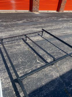 Twin to Queen Metal Bed frame on Wheels