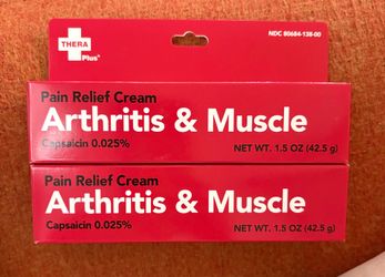 2 Thera Plus Pain Relief Cream  1.5oz.