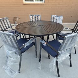 Patio table set