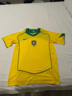 NWT Brazil L Home Jersey 2004