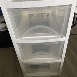 3 Drawer Plastic Organizer 