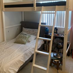Bunk Bed & Unused Mattress (TOP Bed Only)