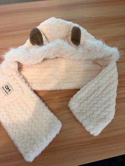 Mona Momo Plush Animal Ear Scarf