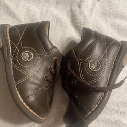 Boys Brown Dress Shoes Boots Size 6 Toddler By Rilo 