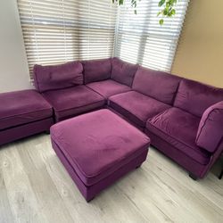 Large 6 Piece Sectional Couch 