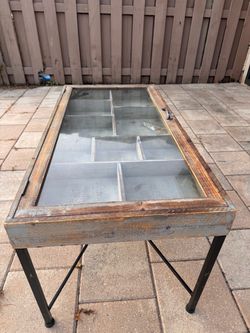 Shadow box coffee table