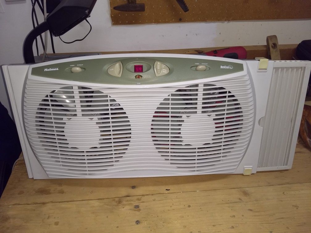Two window fans