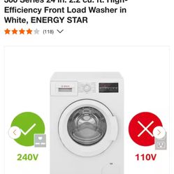 Bosch Washer 2.2  Front Loader