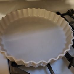 Large Ceramic Pie Plate