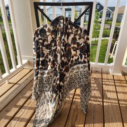 Floral Print Medium Shawl