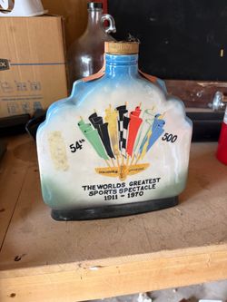 1970 Indianapolis 500 54th Race Commemorative Decanter