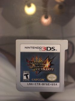Nintendo 3ds monster hunter ultimate
