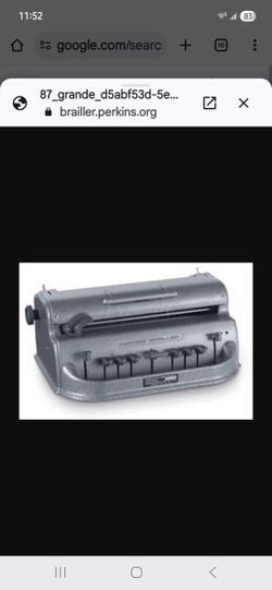 Perkins Brailer "Brand New" Still In Box