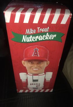 Mike Trout Angels Nutcracker