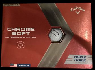 Callaway Chrome Soft Triple Track Golf Balls (new in box) 
