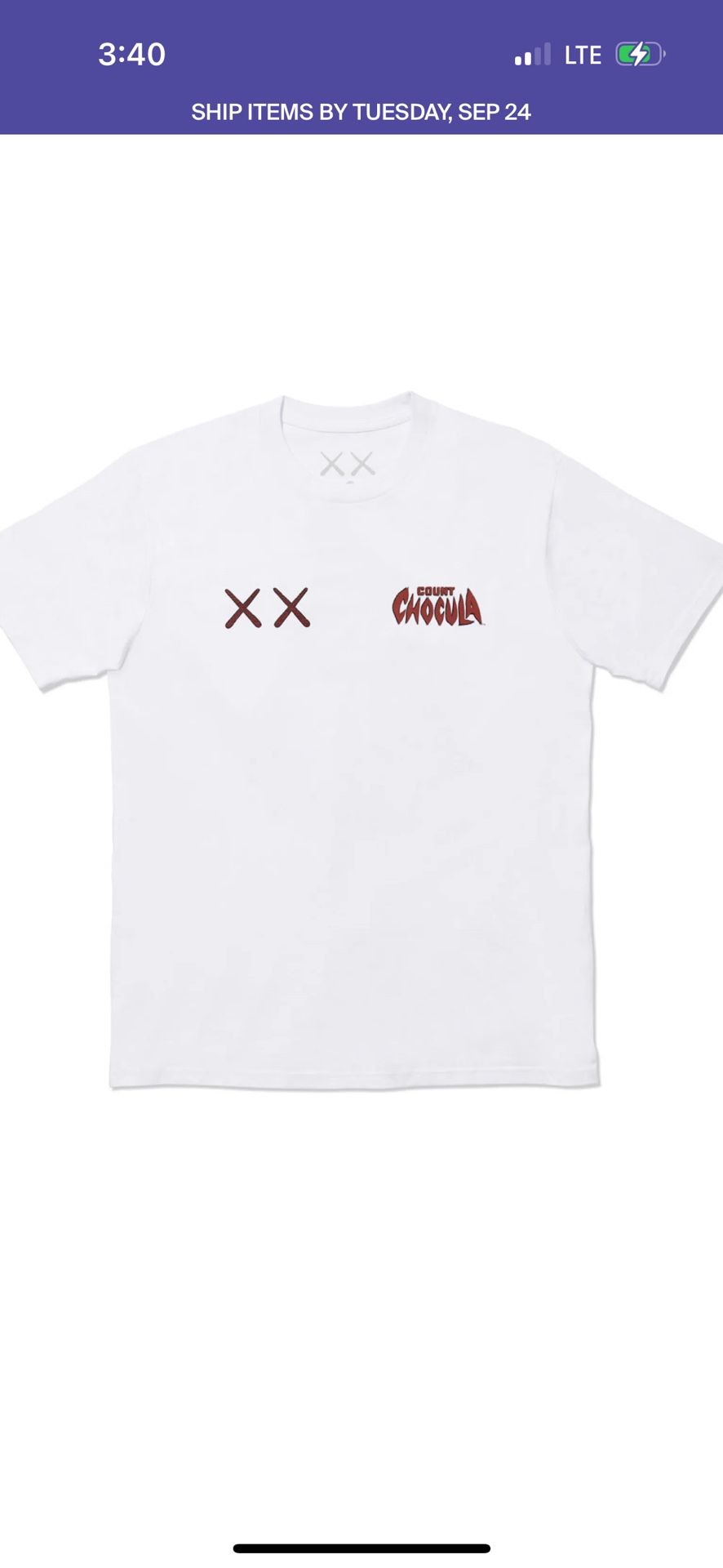 Kaws X Monster Count Chocula