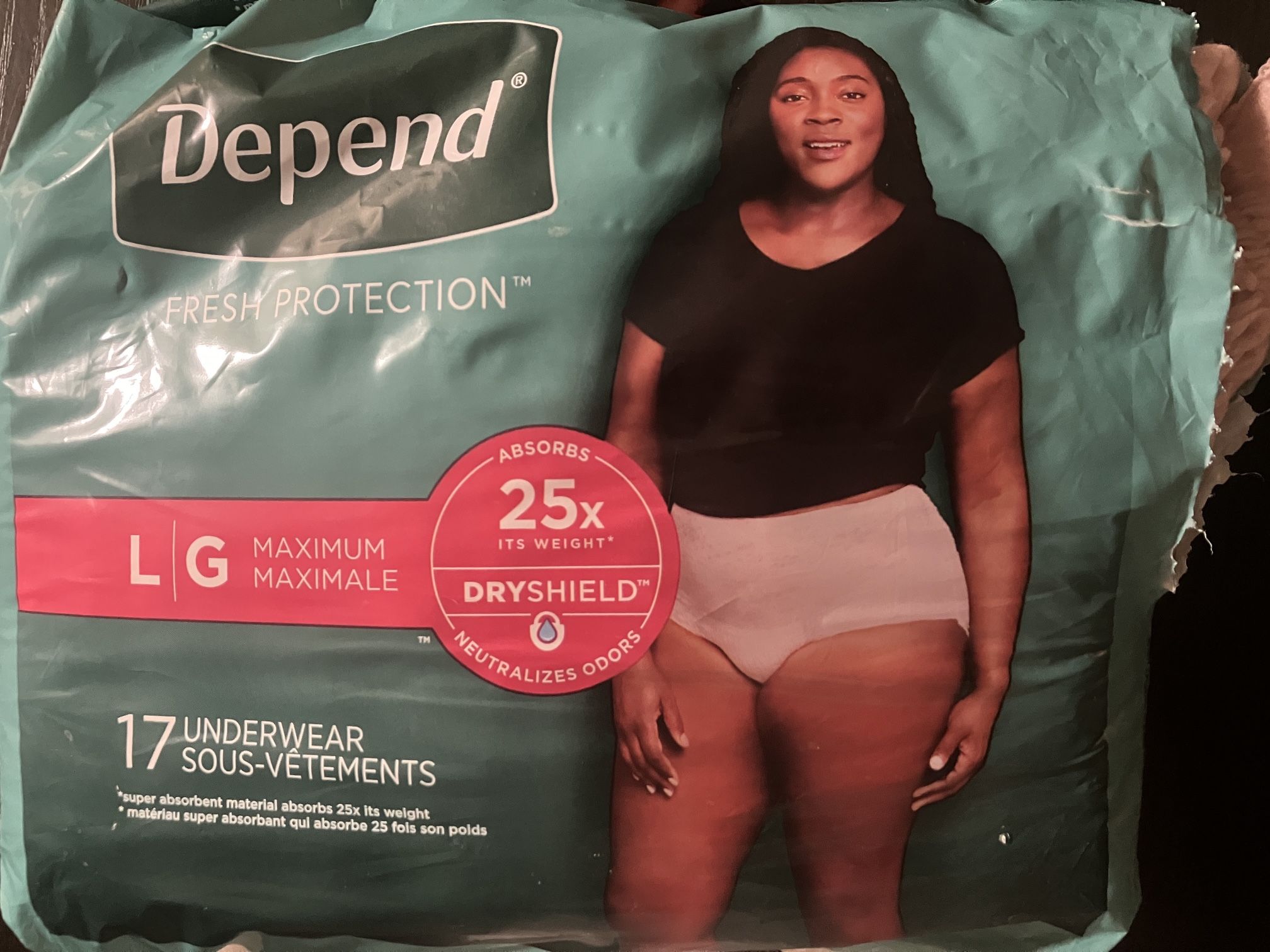 Women’s Depend & Always Underwear