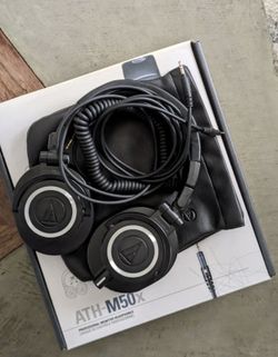 Like New Audio Technica M50x Headphones With Box 