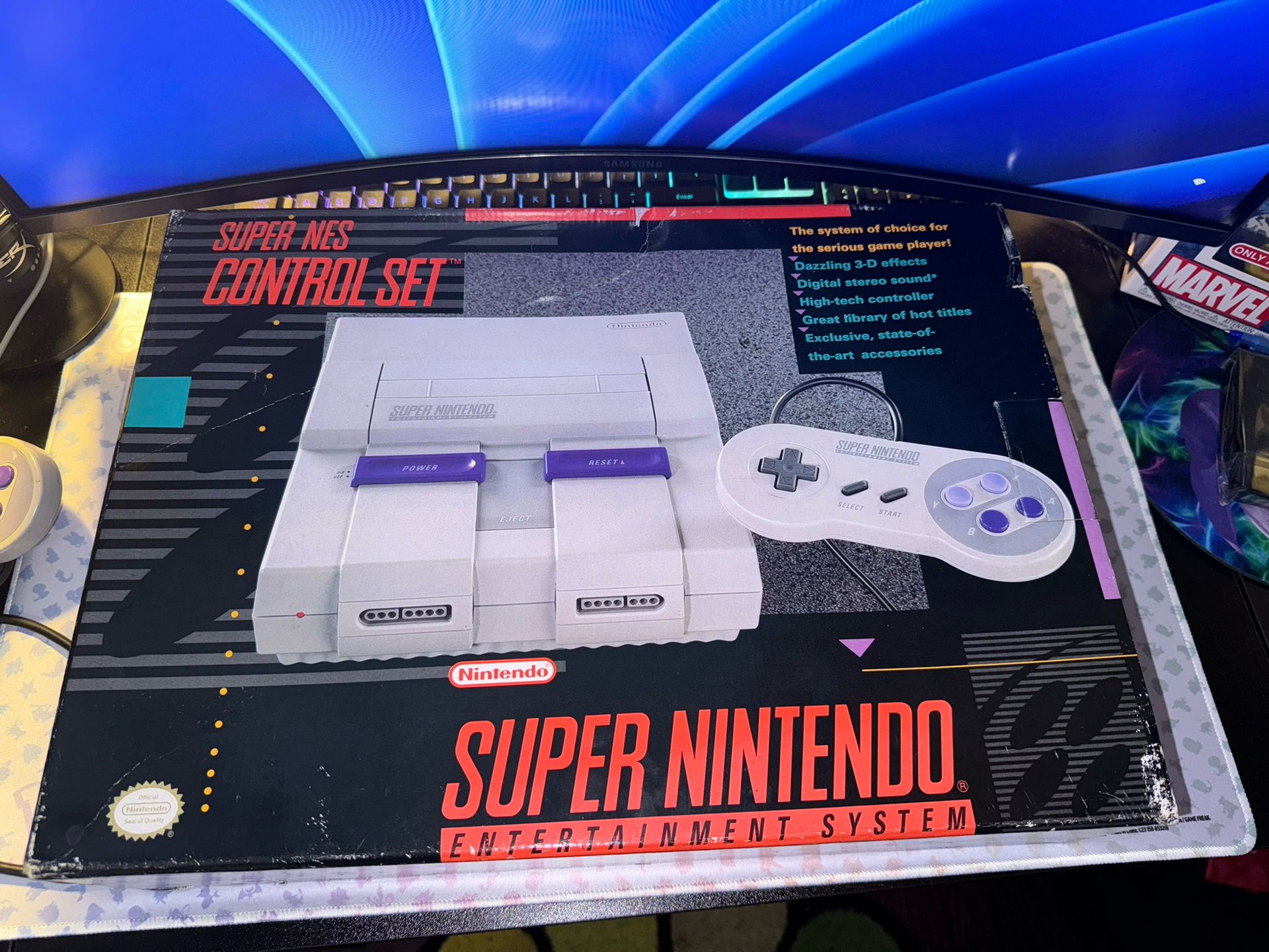 Super Nintendo Entertainment System Complete In Box